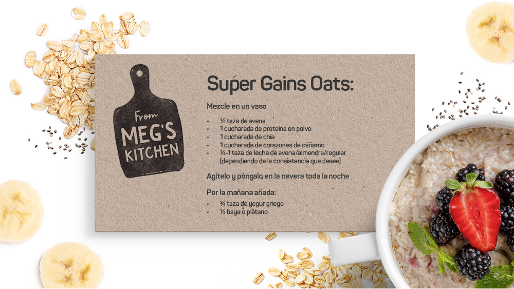 Oats recipe spanish