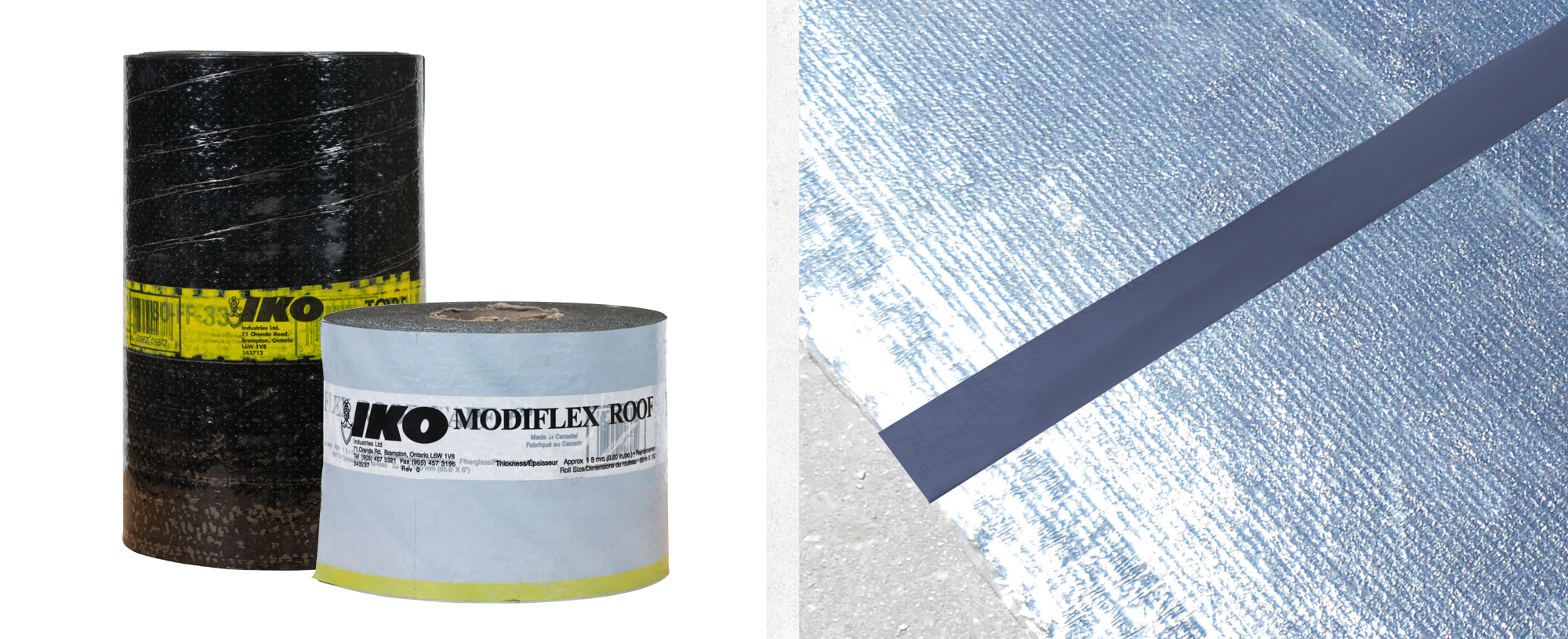 Reinforced Roof Tapes for Joints, Voids or Gaps IKO Commercial