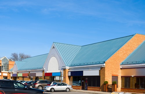 Metal Roofing System on commercial building