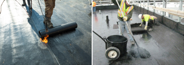 Torch Down roofing vs. Hot Mopped roofing