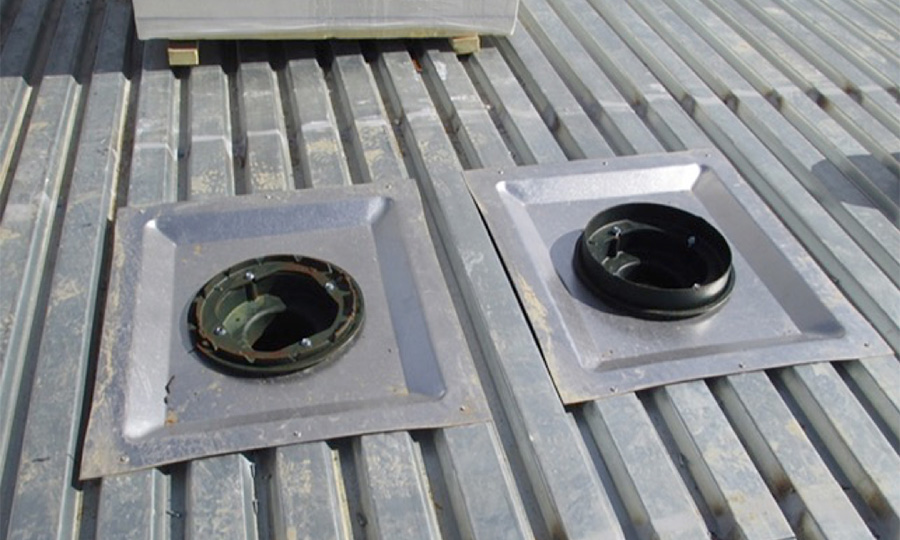 sump pan drain for Commercial low slope Roofs