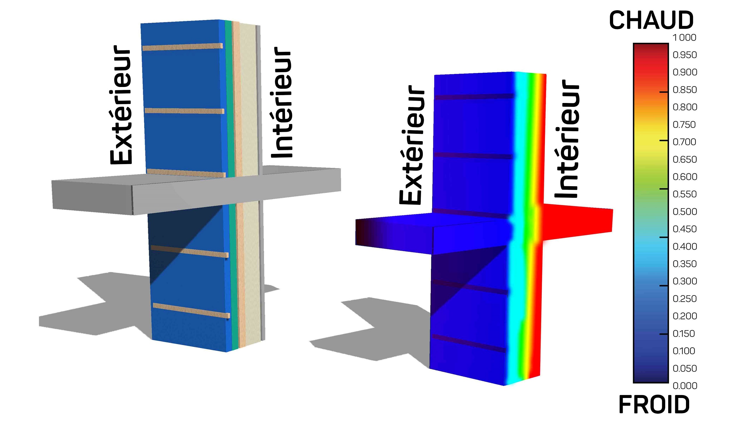 3d diagram of thermal wall bridging