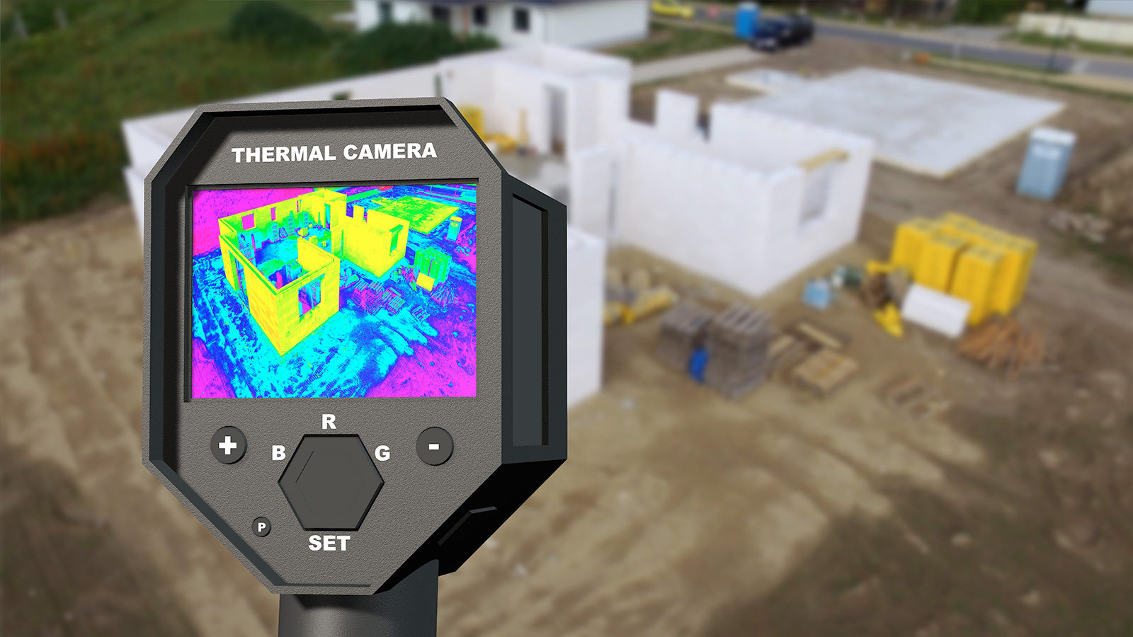  Infrared Thermal Camera back screen 