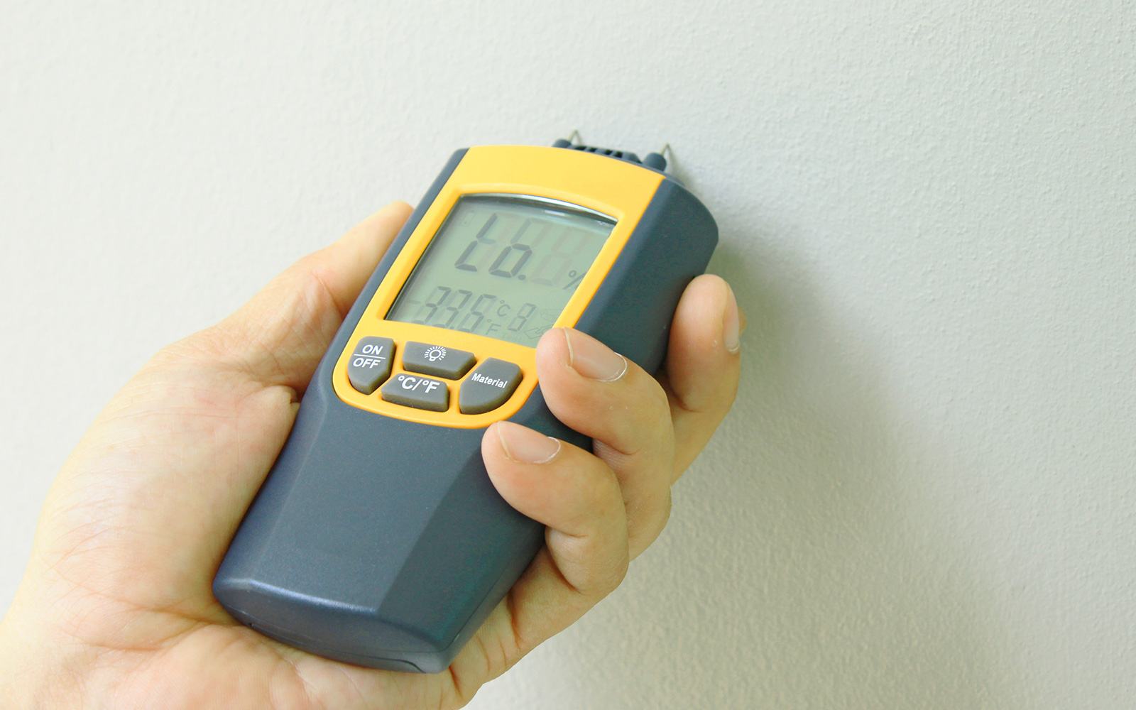 moisture meter for flat roofs