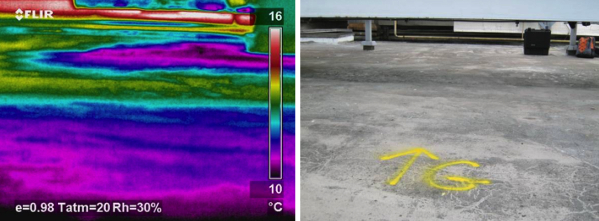 finding roof leaks with thermal imaging