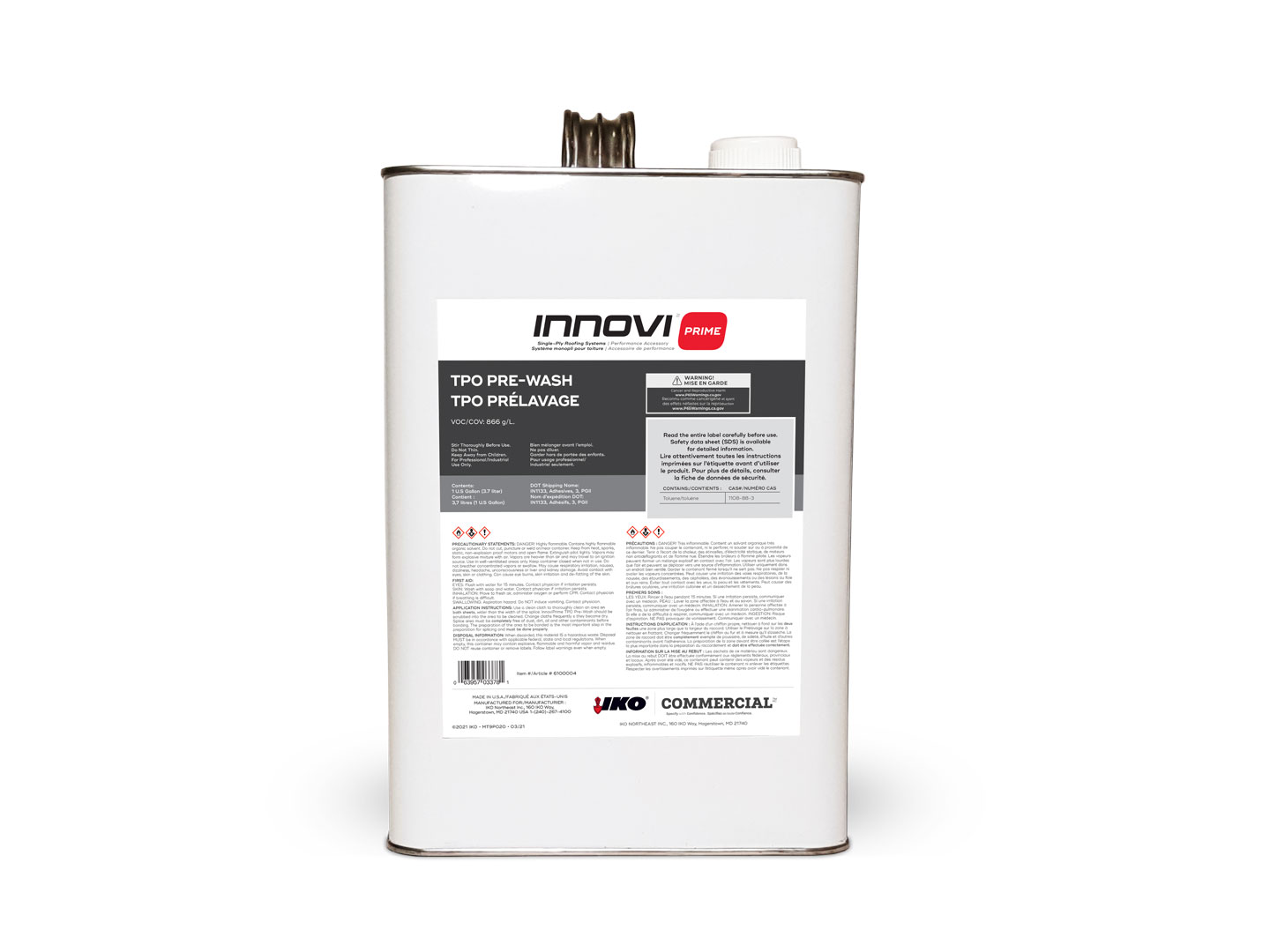 iko-innoviseal-tpo-canister-flush-solution