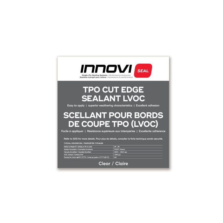 InnoviSeal™ TPO Edge Sealant - Cut Off Sealant caulking tube + packaging box