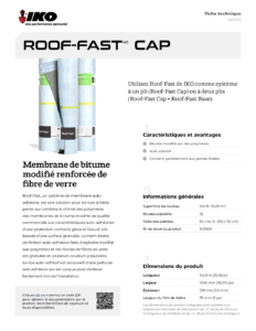 IKO Roof-FastMC Cap | Fiche technique