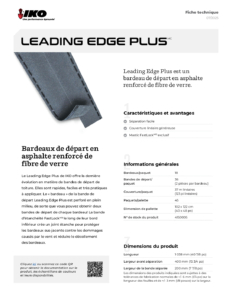 IKO Leading Edge PlusMC | Fiche technique
