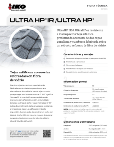 IKO UltraHP® IR & UltraHP® | Ficha Técnica