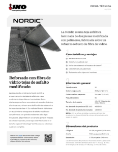 IKO NordicTM | Ficha Técnica