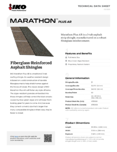IKO MarathonTM Plus AR | Technical Data Sheet