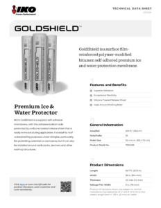 IKO GoldShieldTM | Technical Data Sheet