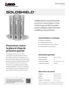 IKO GoldShieldMC | Fiche technique
