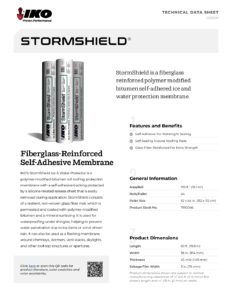 IKO StormShield® | Technical Data Sheet