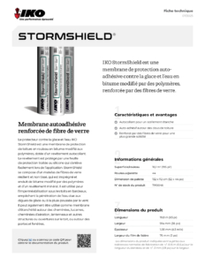 IKO StormShieldMD  | Fiche technique