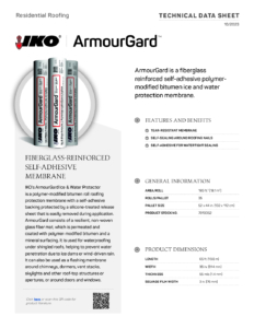 IKO ArmourGardTM | Technical Data Sheet