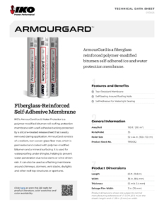 IKO ArmourGardTM | Technical Data Sheet