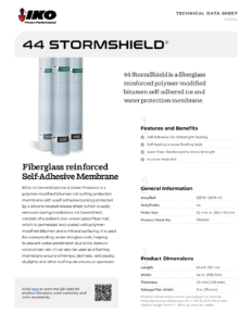 44 StormShield® | Technical Data Sheet