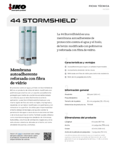 44 StormShield® | Ficha Técnica