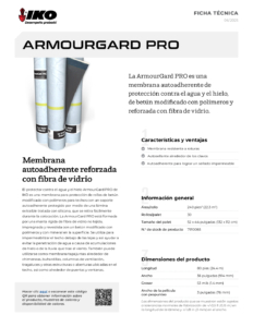 IKO ArmourGardTM PRO | Ficha Técnica