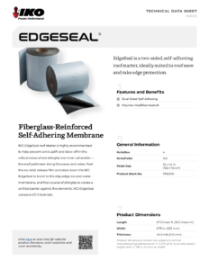 IKO EdgeSeal® | Technical Data Sheet