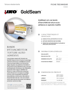IKO GoldSeamMD | Fiche technique