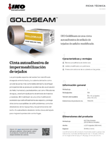 IKO GoldSeam® | Ficha Técnica