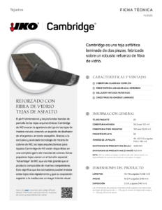 IKO Cambridge® | Ficha Técnica