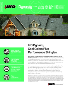 Dynasty Cool Colors Plus® | Brochure (Homeowner’s Edition)