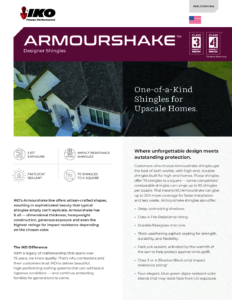 IKO ArmourshakeTM | Brochure (Contractor's Edition)