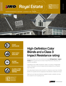 IKO Royal EstateTM | Brochure (Contractor’s Edition)