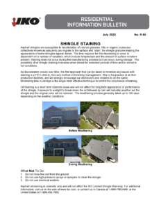 TBR80 Shingle Staining | Product Brochure