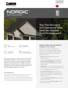 IKO NordicTM | Brochure (Contractor's Edition) (Canada)