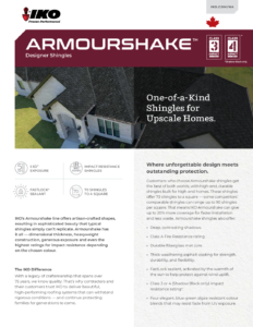 IKO ArmourshakeTM | Brochure (Canada)