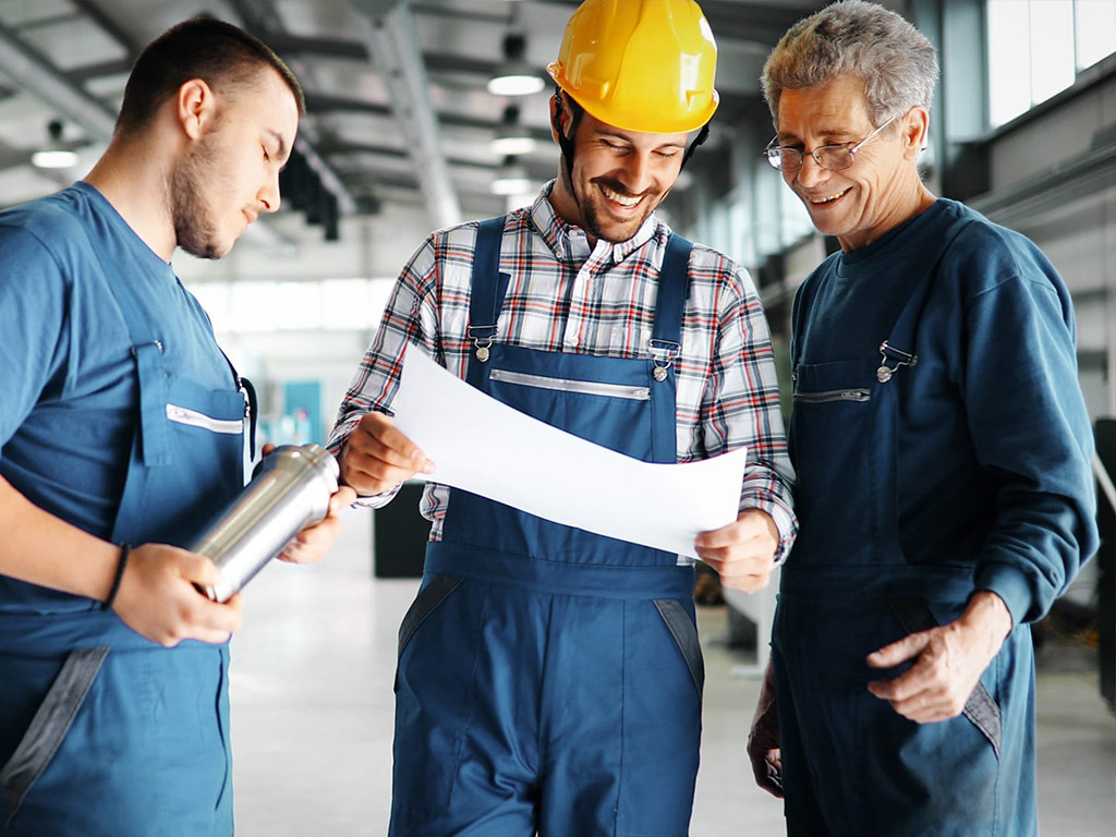 Roofers working on roofing jobs