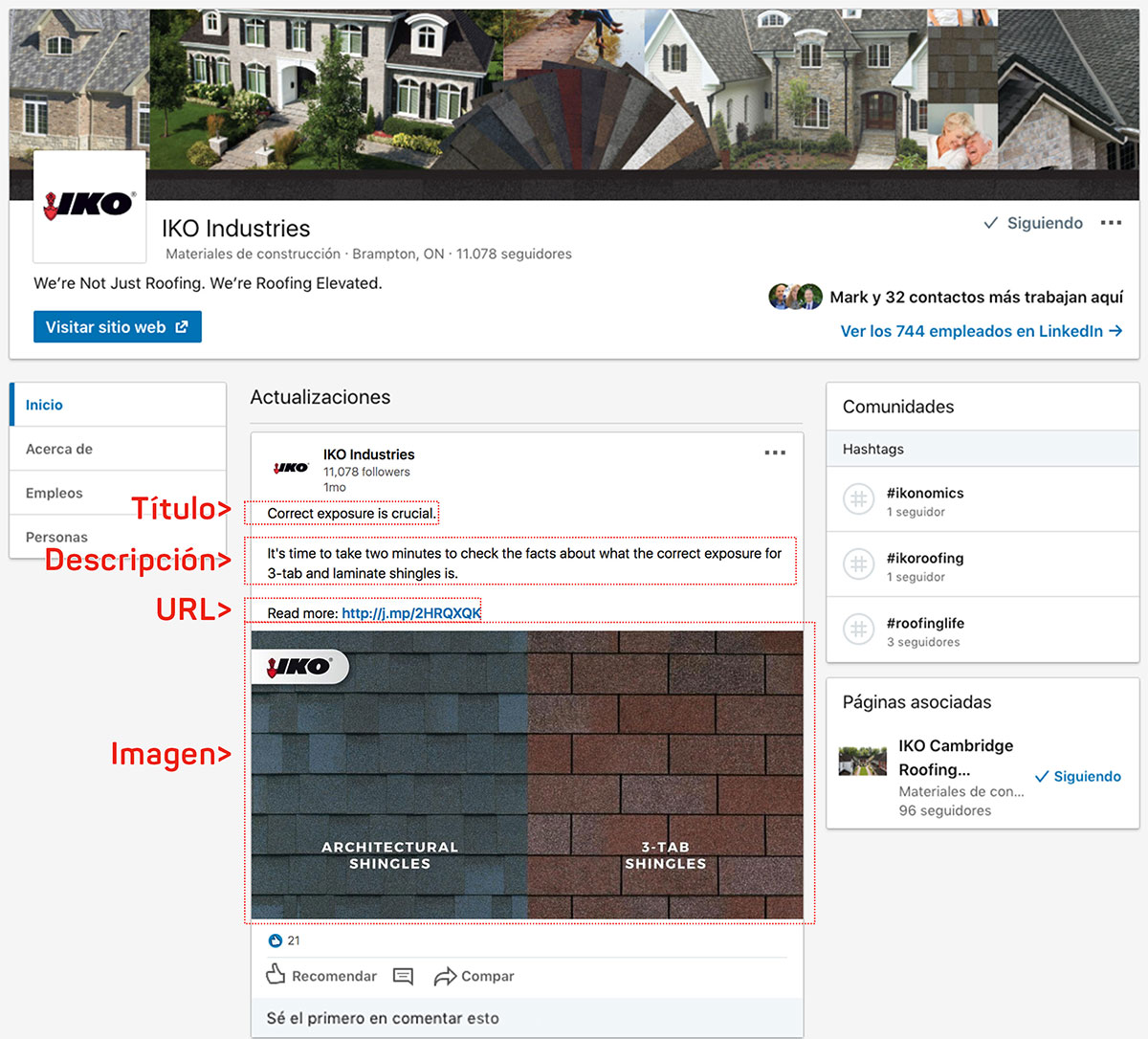 IKO Social Media metatag example