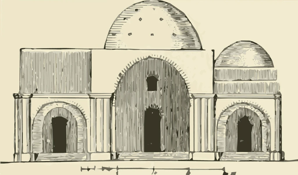 Exterior palace ardashi domed roof