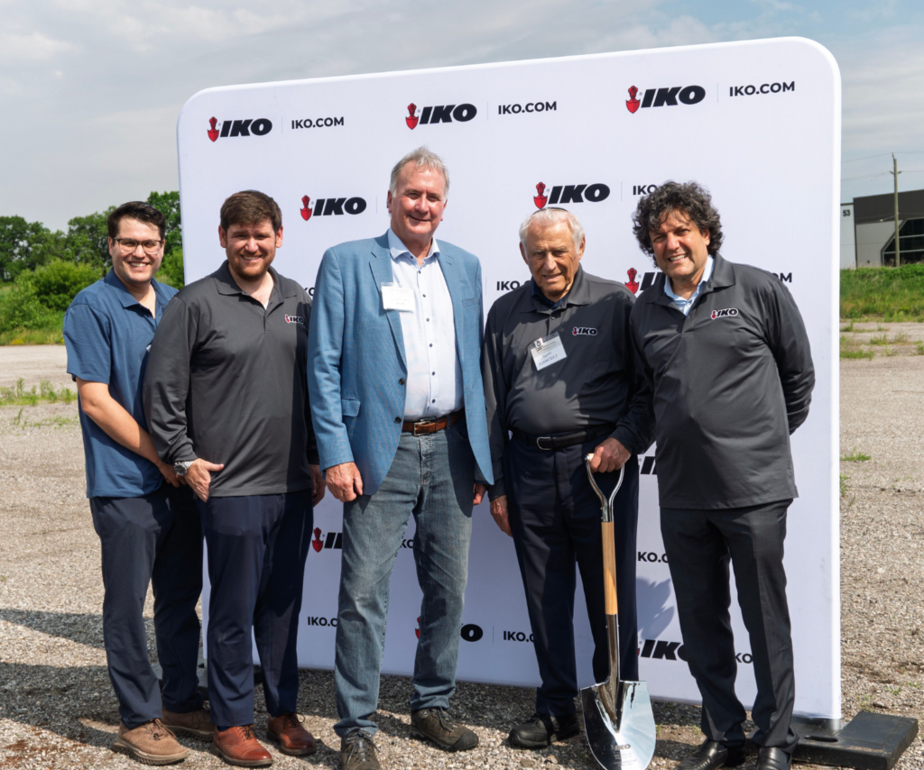 IKO Breaks Ground on XPS Insulation Manufacturing Facility in Brantford