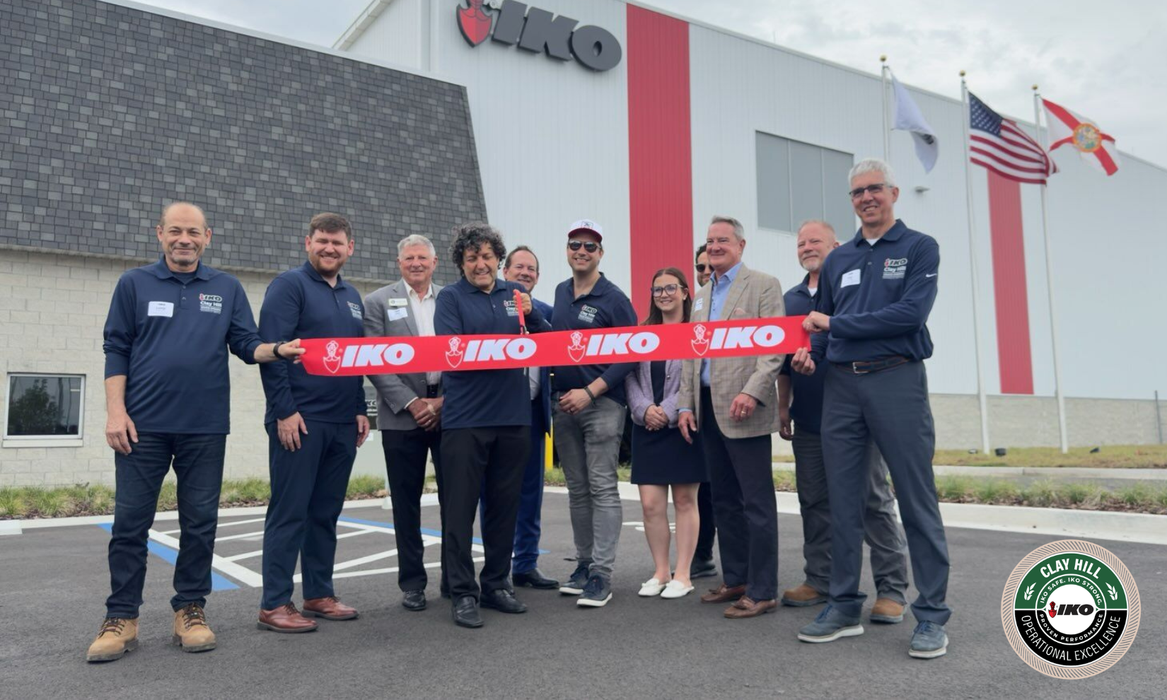IKO Celebrates Grand Opening of Clay Hill Manufacturing Campus in