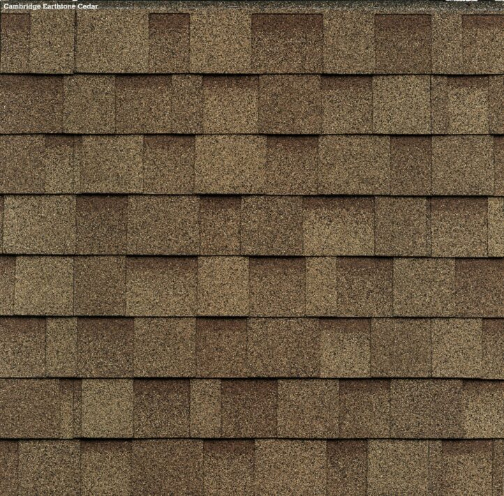 Earthtone Cedar shingle swatch