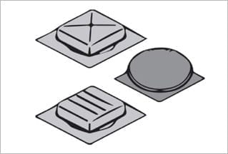 Diferentes ventilaciones de techo