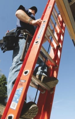 Fiberglass ladder