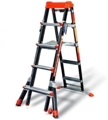 Ladder for uneven surfaces