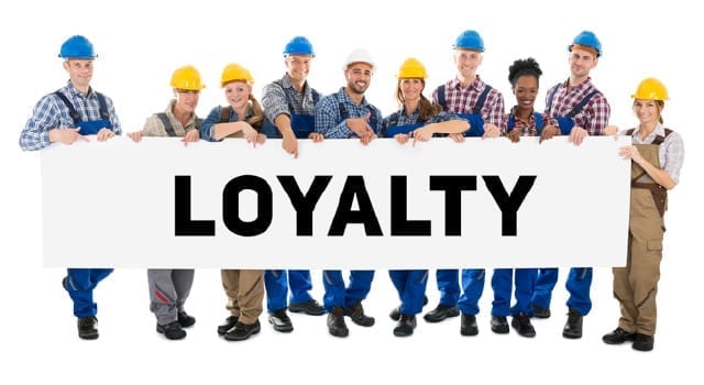 roofing staff loyalty 