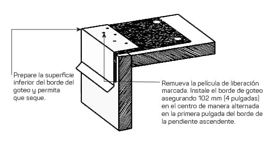 DETALLE DEL BORDE DEL TECHO