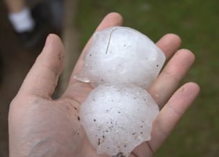 large hail balls