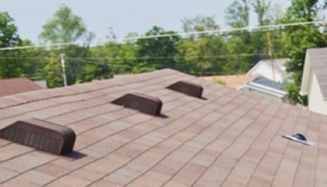 roof vents on shingle roof