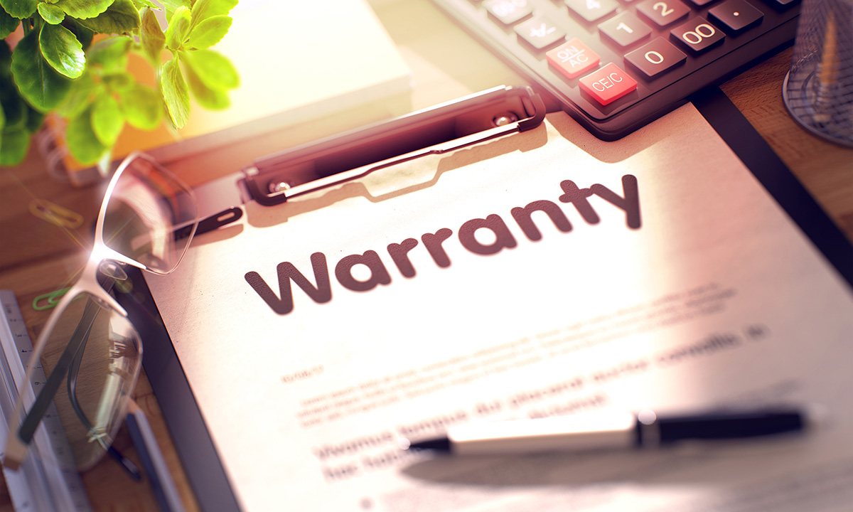 a warranty document