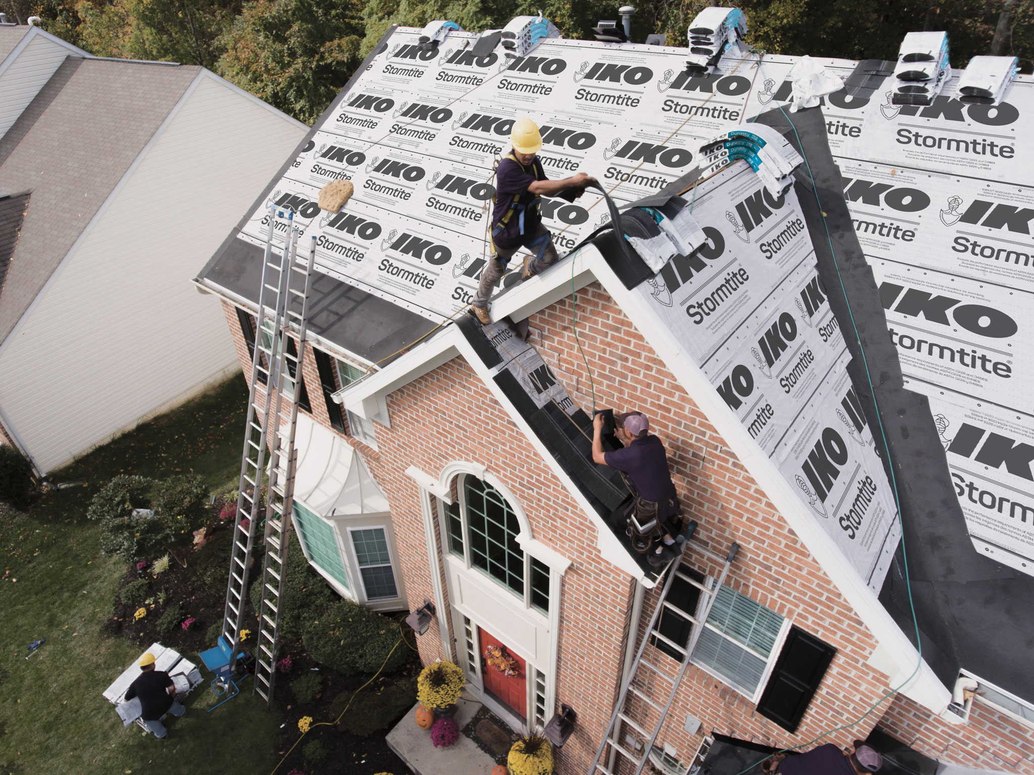 How To Stack Shingles On A Roof